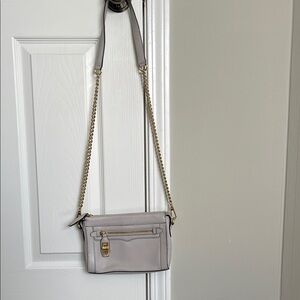 Rebecca Minkoff Gray leather Crossbody gold hardware